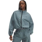 UNDER ARMOUR Damen Sweatshirt RIVAL SWOVEN JACKET, Größe XL in Grau