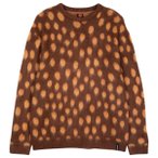 Santa Cruz - Jaguar Knit Crew - Pullover Gr L braun