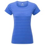 Mountain Equipment - Women's Groundup Stripe Tee - Funktionsshirt Gr 34 blau