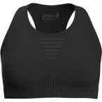 Smartwool Damen Intraknit Racerback Sport BH (Größe M, schwarz)