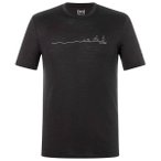 super.natural - Tri Tee - Merinoshirt Gr S schwarz