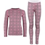 Kari Traa - Kid's Hennie Set - Merinounterwäsche Gr 12 Years rosa