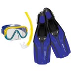 Mares - Kid's Set Nateeva Keewee - Schnorchelset Gr XS - 8-14 Years blau