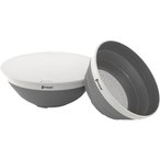 Outwell Collaps Schüssel und Sieb  Camping Kochgeschirr grey mist Größe One S