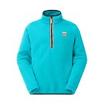 Picture - Kimag 1/4 Zip Fleece - Fleecepullover Gr S türkis