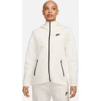 NIKE Damen Unterjacke W NSW TCH FLC WR FZ HDY, Größe L in Weiß