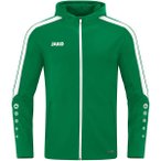 JAKO Kinder Kapuzensweat Kapuzenjacke Power, Größe 128 in Grün