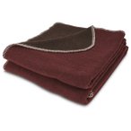 Petromax - Wolldecke - Decke Gr 150 x 200 cm  Braun/Rot