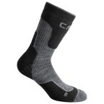 CMP - Trekking Sock Wool Mid - Wandersocken 39-42 schwarz/grau