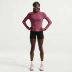 NIKE Damen T-Shirt W NK SWIFT DF UV HZ TOP, Größe S in Weiß