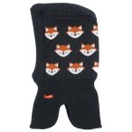 maximo - Mini Boy-Schlupfmütze Fuchs - Mütze Gr 47-49 cm schwarz