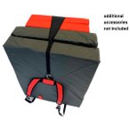 Snap - Pad Flap - Crashpad Tragesystem bunt