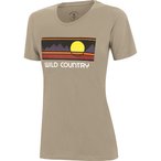 Wild Country Stamina Graphic  Damen  T-Shirts beige Größe M Bouldern | Sportkl