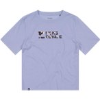 Mons Royale Icon Merino Air-Con Relaxed Damen T-Shirt ( Blau S Größe,)