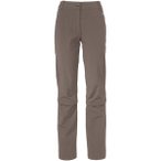 VAUDE Damen Hose Wo Farley Stretch Capri T-Zip Pants, Größe 42/S in Braun