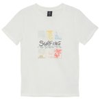 Color Kids - Kid's T-Shirt with Print S/S 742675 - T-Shirt Gr 110 weiß