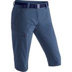 Maier Sports Inara Slim Capri Hose Damen  Kurze Hosen blau Größe S Camping  Wi