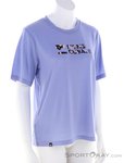 Mons Royale Icon Merino Damen T-Shirt-Hell-Blau-M