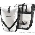 Ortlieb Back-Roller QL2.1 20l Gepäckträgertaschen Set-Weiss-One Size
