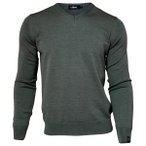 Ivanhoe of Sweden - Cashwool V-Neck Male - Merinopullover Gr M grau