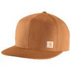 Carhartt - Firm Duck Flat Brim Cap - Mütze Gr One Size braun/orange