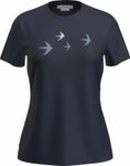 Icebreaker Damen 150 Tech Lite T-Shirt Birds L