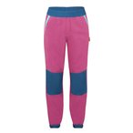 Trollkids Troll XT Hose Kinder  Fleecehose bright berry-madeira blue Größe 122