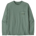 Patagonia - L/S MW '95 Oval Logo Pocket Tee - Longsleeve Gr XS grün