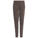 adidas - Kid's Hooded Tech Woven Pants - Trainingshose Gr 128 braun