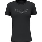 Salewa Pure Eagle Frame Dry  Damen  T-Shirts schwarz Größe L Trekking  Hautfre
