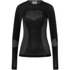 Bergzeit Basics Damen Meru Atka Longsleeve (Größe M, schwarz)