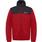 JACK WOLFSKIN Herren Jacke FELDBERG HOODY M, Größe M in Rot