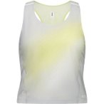 2XU Laufshirt Light Speed React Crop Singlet, Größe L in Weiß
