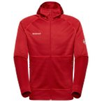 Mammut - Crag ML Hooded Jacket - Fleecejacke Gr S rot