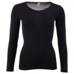 Engel - Women's Unterhemd L/S - Merinounterwäsche Gr 34/36 schwarz