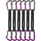 DMM Shadow Quickdraw - Express-Set 18 cm titanium-purple 6er Set
