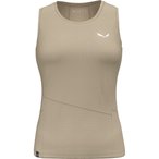 Salewa Puez Sporty Dry Top Damen  Tanktops beige Größe L Trekking  Elastisch