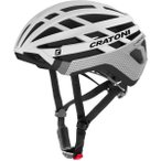CRATONI Gravel-Helm C-Vento weiß/schwarz matt, Größe M/L (56-60cm) in Weiß