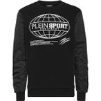 PLEIN SPORT Sweatshirt GLOBAL EXPRESS EDITION, Größe XS in Schwarz