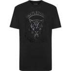PLEIN SPORT Rundhals-T-Shirt TIGER, Größe XS in Schwarz
