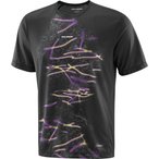 Salomon SHKout Core GFX  Herren  Laufshirts grau Größe S Laufen | Lifestyle  A