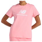 New Balance - Women's Sport Essentials Jersey Logo T-Shirt - T-Shirt Gr L rosa