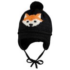 maximo - Mini Boy-Mütze Ausgenäht - Mütze Gr 45 cm schwarz