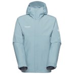 Mammut - Treeline Light Hardshell Hooded Jacket - Regenjacke Gr S türkis/grau