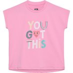 Color Kids Print  Kinder  T-Shirts rosa Größe 152 Lifestyle  Elastisch