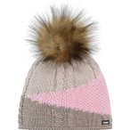 Eisbär Eden Lux Crystal Damen Mütze ( Beige one size)