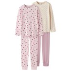 Name it - Kid's Nightset 2-Pack - Alltagsunterwäsche Gr 86/92 rosa