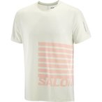 Salomon Sense Aero GFX  Herren  Laufshirts weiss Größe XL Trailrunning | Laufe