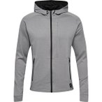 HUMMEL Herren Unterjacke hmlMT INTERVAL ZIP HOODIE, Größe M in Grau