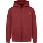 SMILODOX Zip Hoodie Ilyas, Größe S in Rot